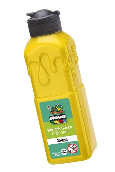 Parmak Boyası 250 Gr 1 Adet Çocuklar İçin Yıkanabilir Parmak Boyama - 7