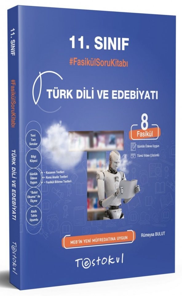 Testokul 11. Sınıf Türk Dili Ve Edebiyatı Fasikül Soru Kitabı Bankası 2023 ürün görseli