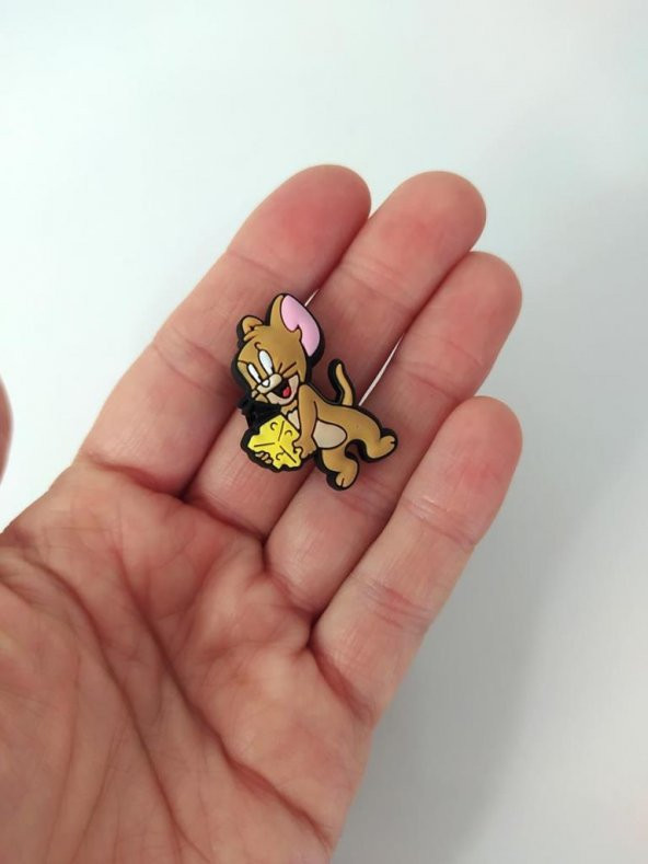 Terlik Ayakkabı Sandalet Tokası Jerry 1 Adet Silikon Kız Erkek Aksesuar Hediye - 1