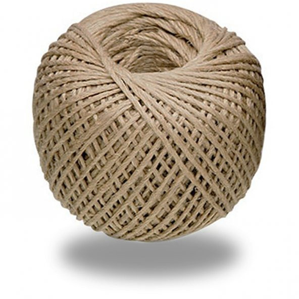 Aletçantam kraft Jüt Hasır İpi Kınnap Süs Kendir Yumak İp