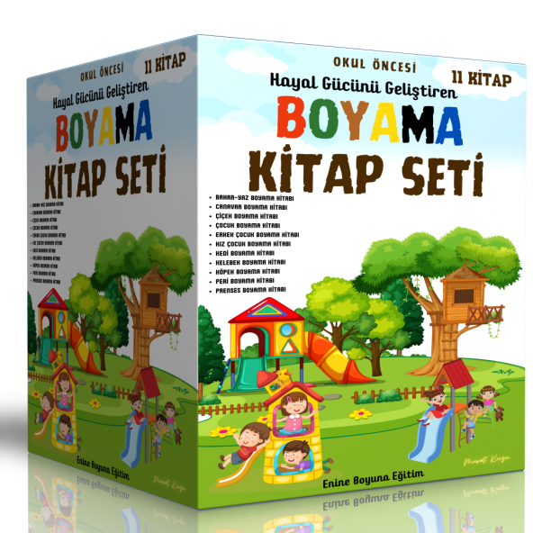 Hayal Gücünü Geliştiren Boyama Kitap Seti (11 Kitap)