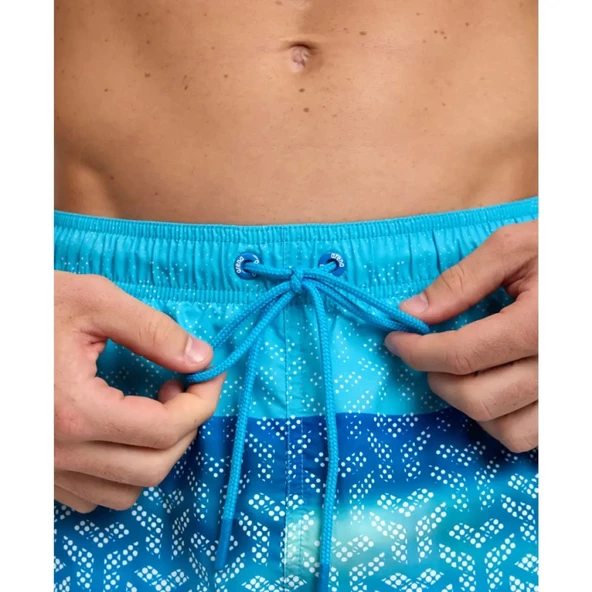 Arena Beach Boxer Placed Men's Swimsuit Erkek Yüzücü Mayosu - 4