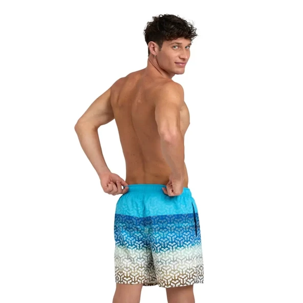 Arena Beach Boxer Placed Men's Swimsuit Erkek Yüzücü Mayosu - 2