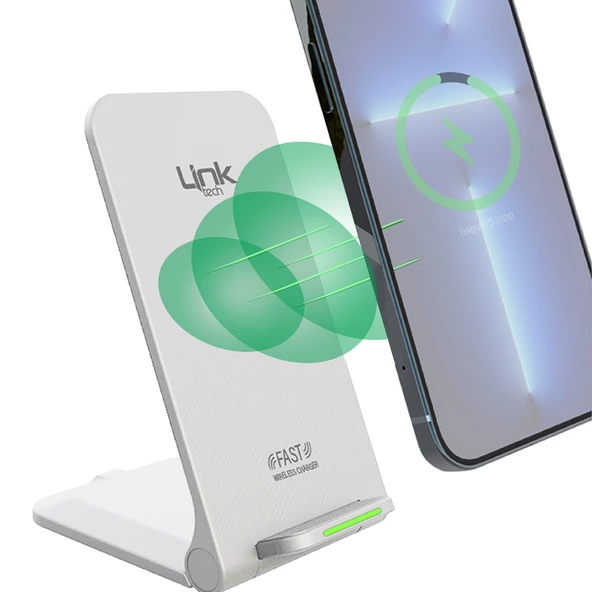LinkTech W515 15W Hızlı Şarj Destekli Katlanabilir Kablosuz Şarj Standı - 3