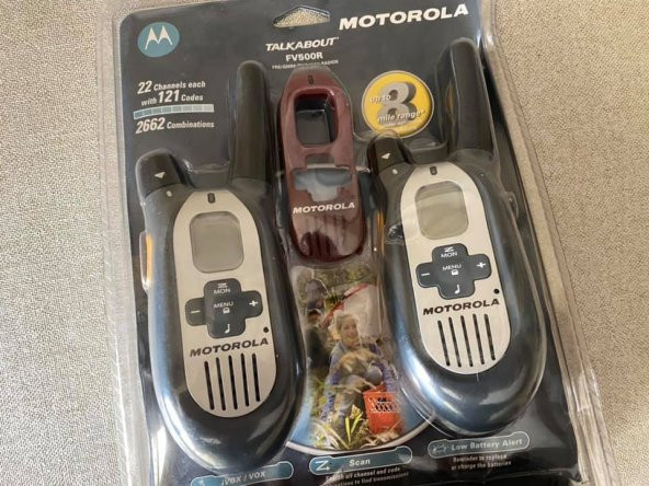 Motorola FV500R 12km 2li El Telsizi 110V (Pilli Model) - 5