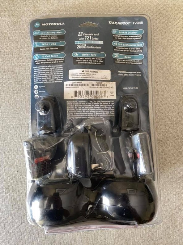 Motorola FV500R 12km 2li El Telsizi 110V (Pilli Model) - 7