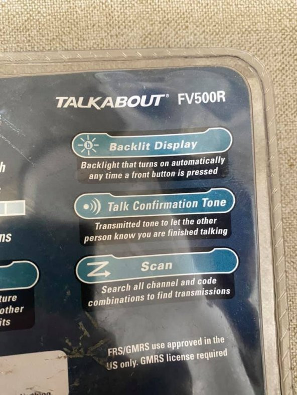 Motorola FV500R 12km 2li El Telsizi 110V (Pilli Model) - 9