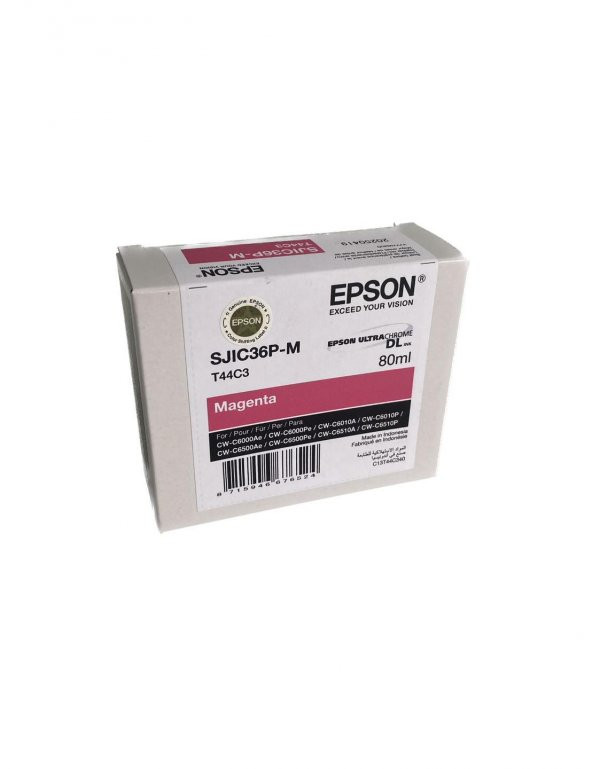 Epson CW C6000 & C6500 Kartuş Magenta SJIC36P-M T44C3