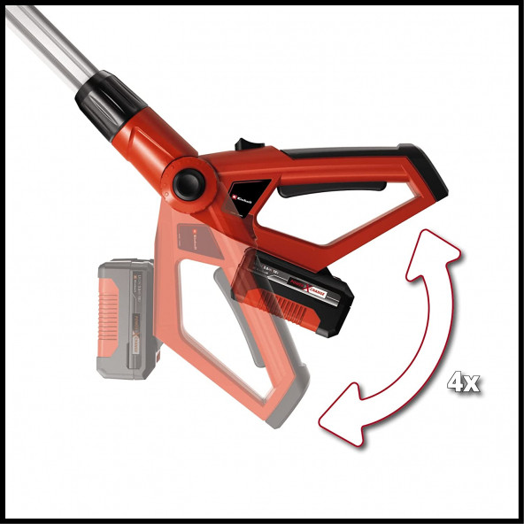 Einhell GE-HH 18/45 Li T 2x2.5ah Akülü Yüksek Teleskopik Çit Budama - 6