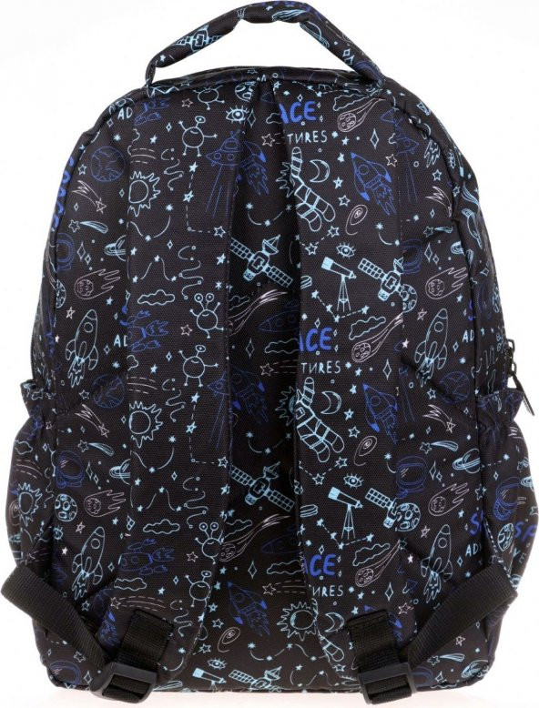Kaukko Kids&love Erkek Çocuk Siyah Astronot Ilkokul Okul Sırt Çantası - 2