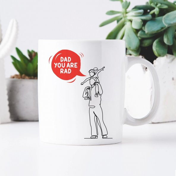 Father’s Day Gift, Dad You are Rad, Mug for Dad, for Daughter Father, Best Father Mug, Mug For Daddy