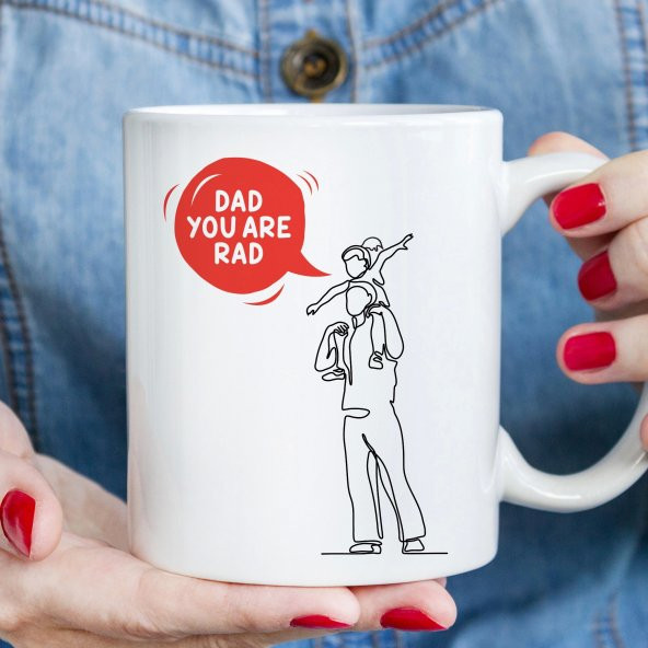 Father’s Day Gift, Dad You are Rad, Mug for Dad, for Daughter Father, Best Father Mug, Mug For Daddy - 2