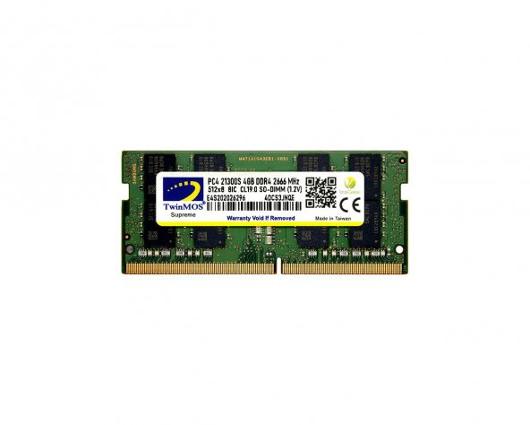 4 GB DDR4 2666MHz  SODIMM CL19 (MDD44GB2666N)