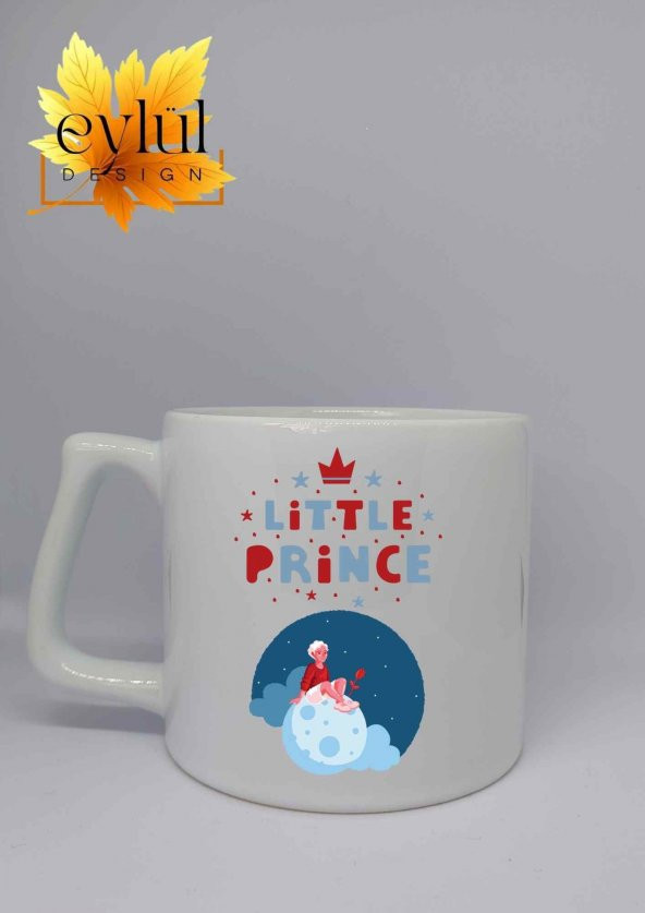 Küçük Prens Özel Tasarım Baskılı Lüks Seramik Kupa Bardak Hediye Çay-kahve Bardağı Little Prince