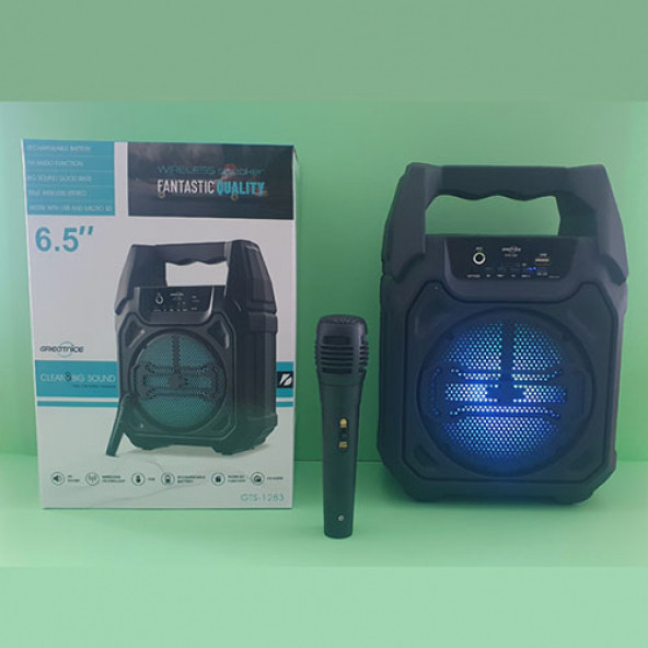 Jakku TS-1283 Taşınabilir Kablosuz 6.5 Inç Bluetooth Hoparlör