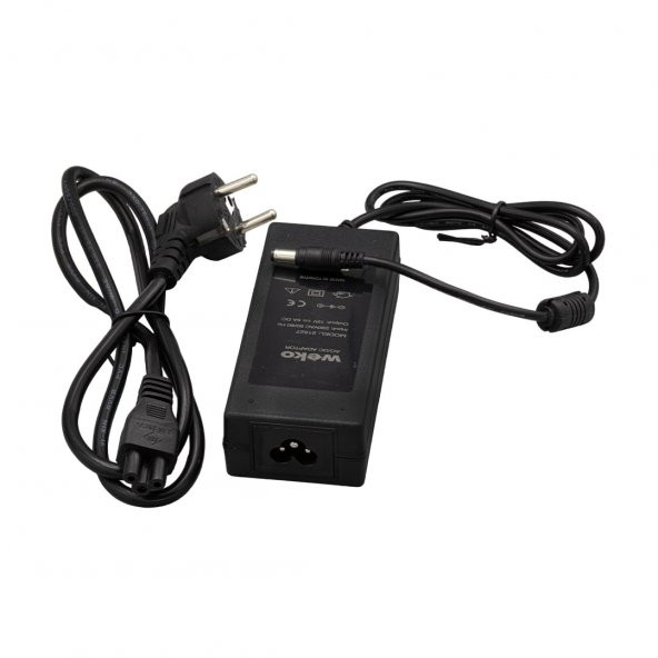 Ayt Weko 12 Volt 5 Amper 5.5 2.5 Uçlu Yerli Üretim Plastik Kasa Masaüstü Adaptör - 5