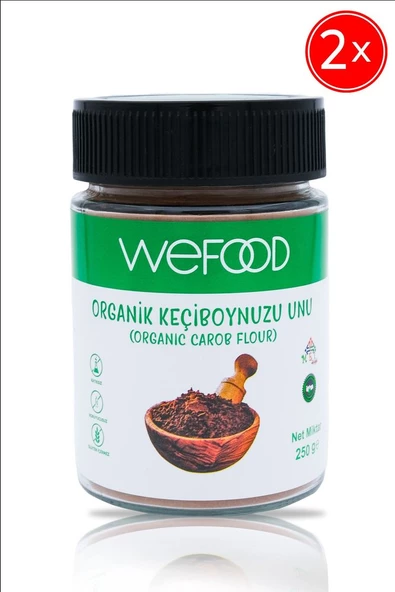 Organik Keçiboynuzu Unu 250 Gr 2'li