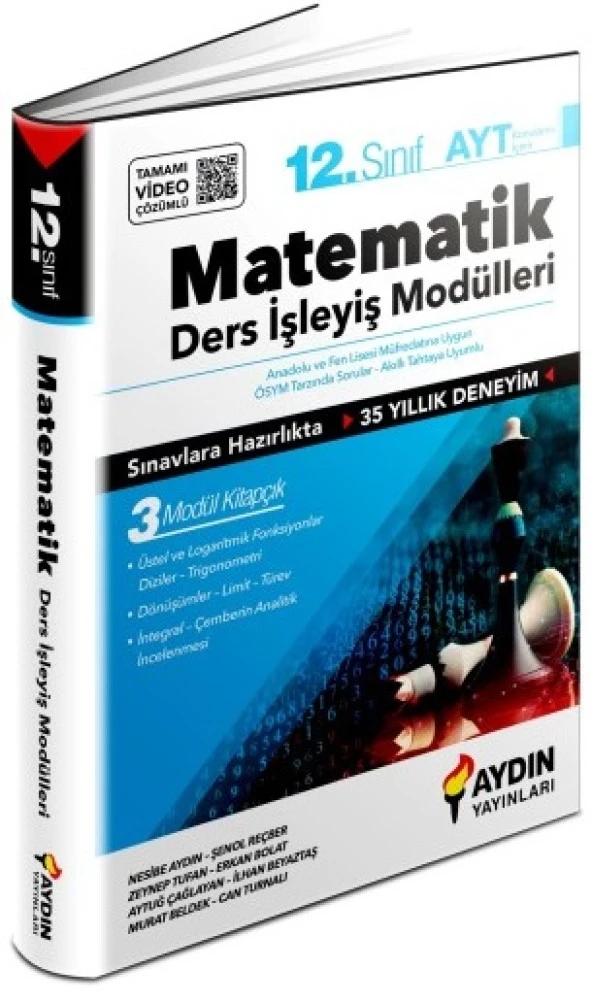 Aydın 2024 12. Sınıf Matematik Ders İşleyiş Modülleri