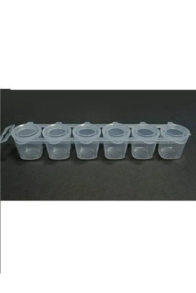 1adet boş boya kutusu (6ad20ml) - 3