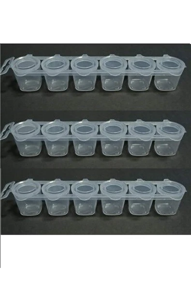 1adet boş boya kutusu (6ad20ml)