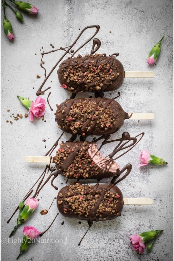 Magnum Dondurma Kalıbı Ve 20 Adet Ahşap Çubuk 4lü Pratik Magnum Silikon Dondurma Kalıbı - 3