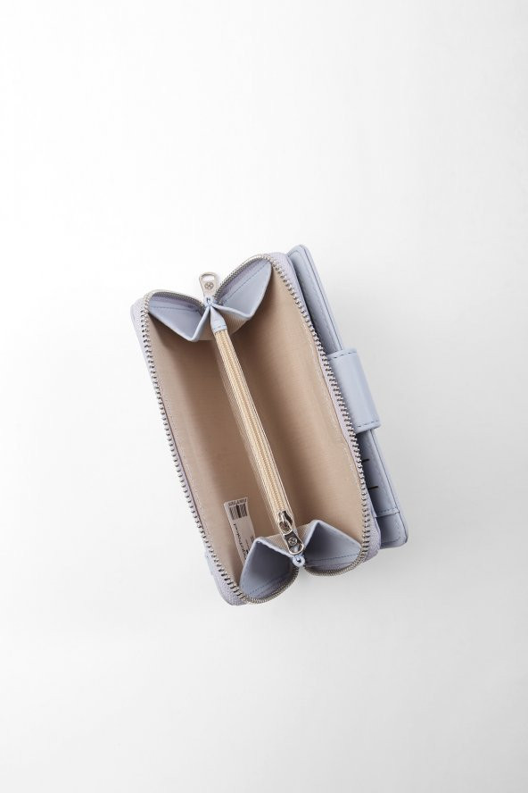 CENGİZ PAKEL Kadın Orta Boy Cüzdan 65256M Buz Mavi - 3