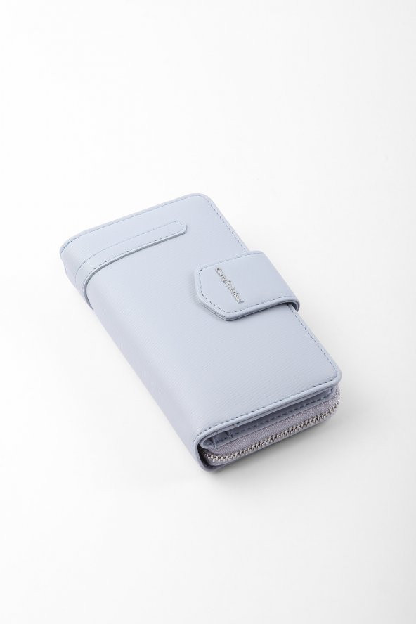 CENGİZ PAKEL Kadın Orta Boy Cüzdan 65256M Buz Mavi - 4