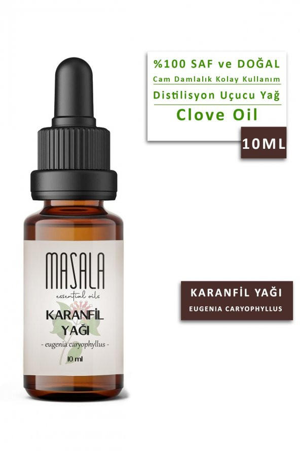 Mistik Aromaterapi Seti - Mystical Aromatherapy Kİt (Karanfil 10 ml -Tarçın 10 ml - Kakule 5 ml -Zencefil 5 ml) - Resim 5