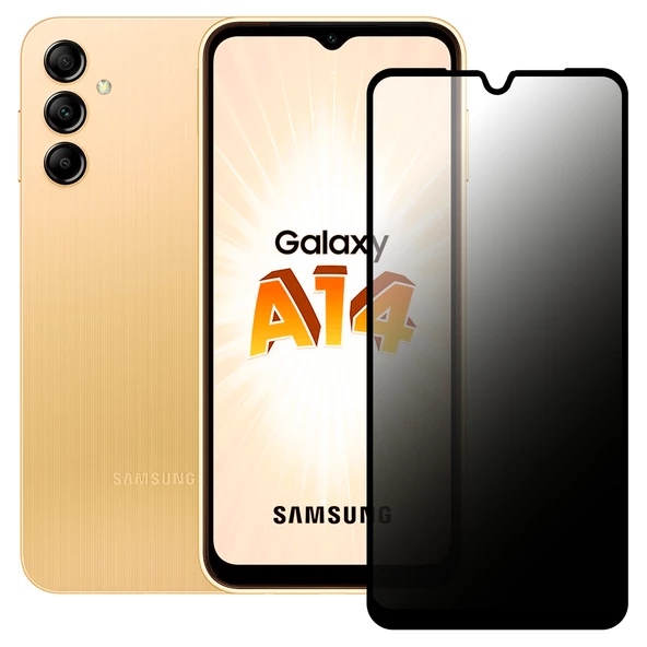 Samsung Galaxy A14 Hayalet Privacy Gizli Seramik Mat Ekran Koruyucu