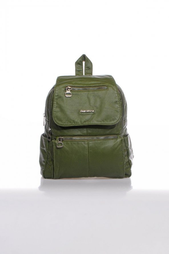 Brc1675-0029 Koyu Yeşil Kadın Sırt Çantası