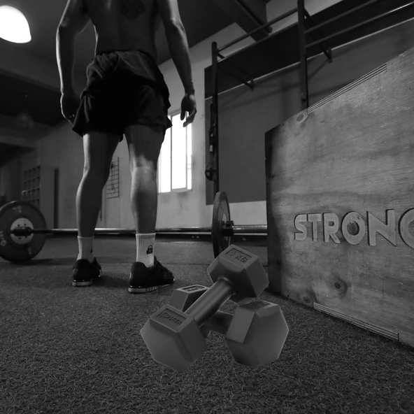 1 Kg Çift (TAKIM) Plastik Dambıl Ağırlık 1 KG + 1 KG Kilo Ve Renk Seçenekli Dambıl Dambell Dumbell - 4