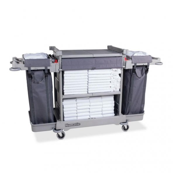 Numatic NKT-2LL Kat Servis ve Çamaşır Toplama Arabası - 3