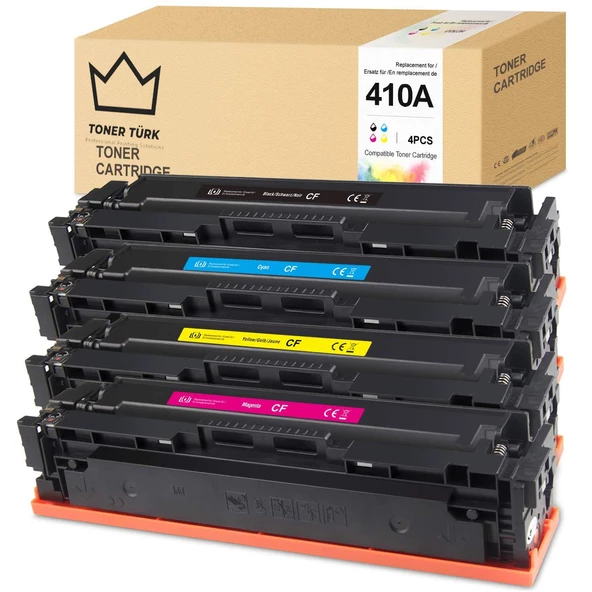 Hp 410X - CF410X Muadil Toner Set A Plus / M377 / M452 / M477