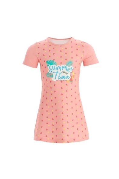 Maresiva Raddy Somon Kısa Kol Çocuk Tesettür Mayo - Resim 6