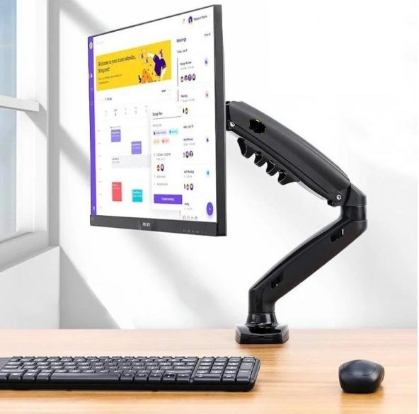 Tayfun 30 inç  Lcd Led Monitör Masa Üstü  Full Hareketli Askı Aparatı