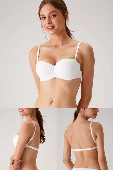 Pierre Cardin Kadın Siena Dolgusuz Straplez Multi Fonksiyonlu Sütyen ürün görseli 1