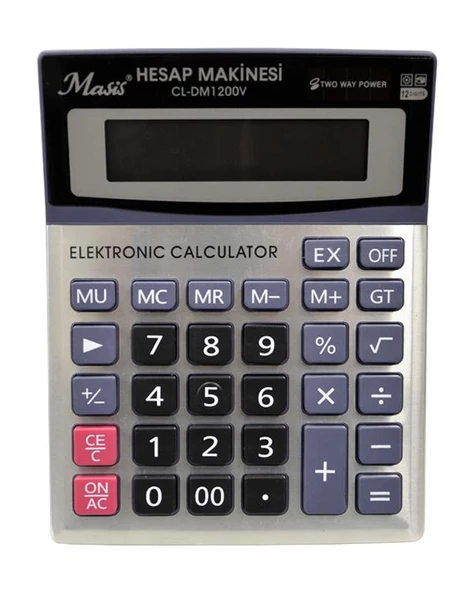 Masis CL-DM1200V 12 Hane Masaüstü Hesap Makinesi - 2