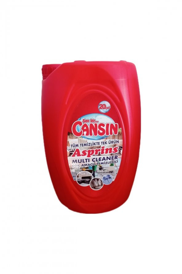 CANSIN  Bulaşık Deterjanı 4kg + Asprins Çok Amaçlı Temizleyici 4 Kg - 3