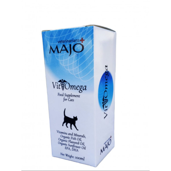 TİNEKE Majo  Vit& Omega Kediler Için Tüy Sağlığı Tüy Dökümü Engeleyici  Vitamin