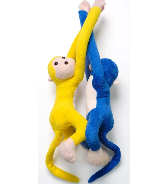 Fanatik Taraftarlara Özel Peluş Maymun: Boyuna Asılabilen, Stadyumu Renklendirecek Maskot Maymun-70 cm - Resim 11