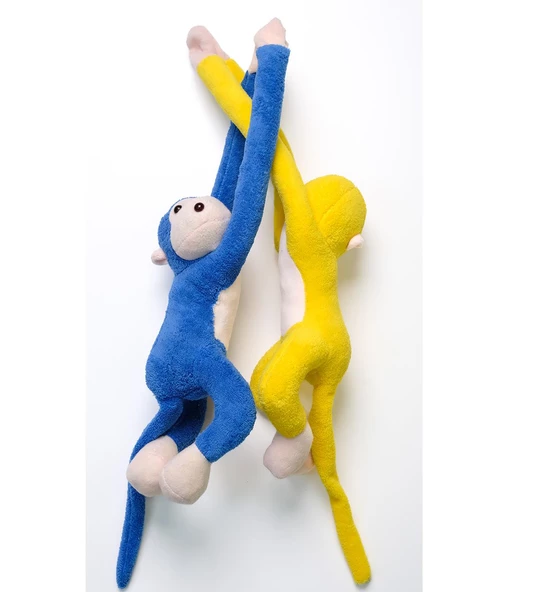 Fanatik Taraftarlara Özel Peluş Maymun: Boyuna Asılabilen, Stadyumu Renklendirecek Maskot Maymun-70 cm - Resim 10