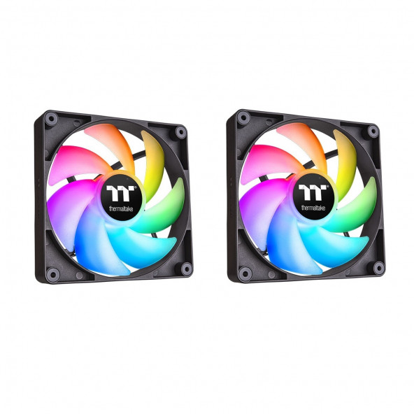 Thermaltake ARGB 2x12cm Adreslenebilir Kasa Fanı Seti (ARGB Kontrolcü Dahil) (TH-CL-F149-PL12SW-A)