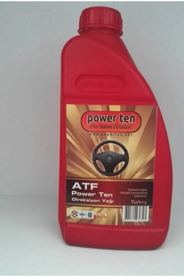 Otomustafa Direksiyon Yağı Powerten 0.900 Ml Kırmızı P0017