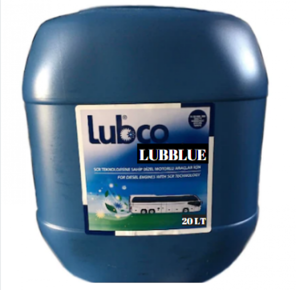 Lubco Lublue  20 kg -Adblue -Edblue Katalitik ve Konvektör Temizleme Sıvısı  Euro4/euro5/euro6