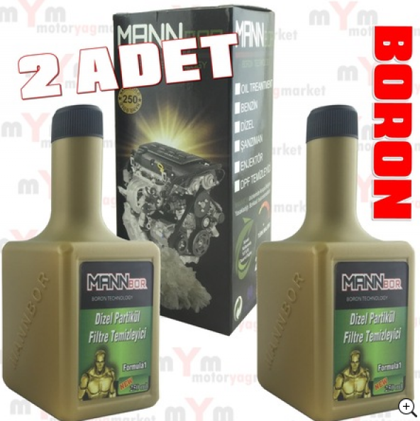 Mannbor DPF Dizel Partikül Filtre Temizleyici Katkı 250ml 2 ADET