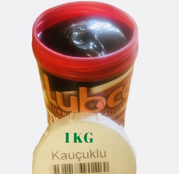 Lubco 180cc ısıya dayanıklı kauçuklu yeşil gres 1 kg