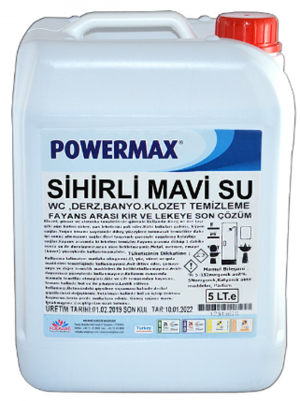 Powermax Sihirli Mavi Su 5 lt - 1