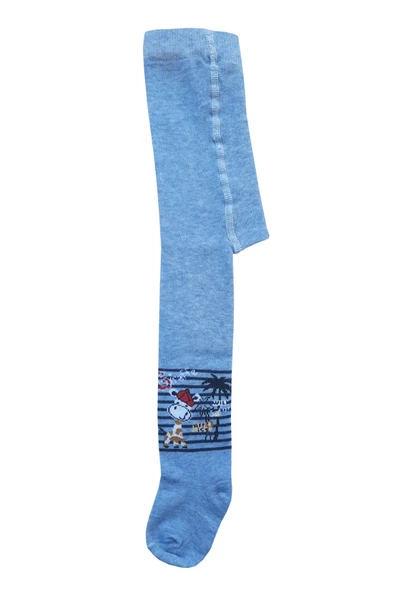 Erkek Bebek Külotlu Çorap Renkli Desenli Mevsimlik Eğlenceli - 2