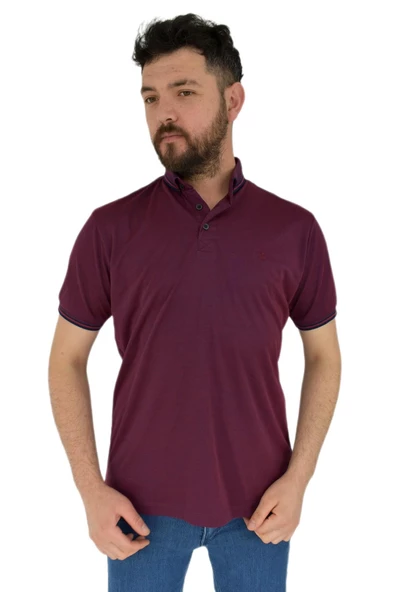 Erkek Büyük Beden Polo Yaka Tişört Kagi 2355 BGL-ST02819 - Resim 7