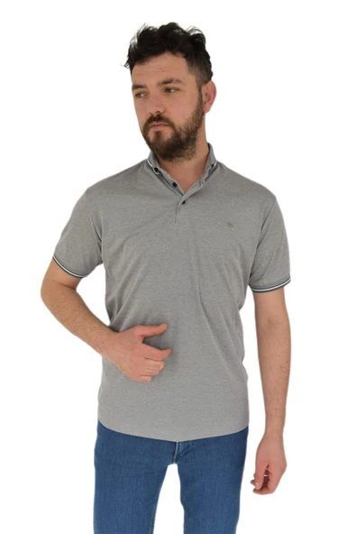 Erkek Büyük Beden Polo Yaka Tişört Kagi 2355 BGL-ST02819 - Resim 8
